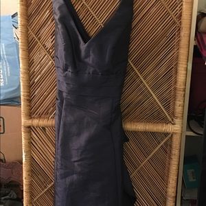 Navy blue formal party dress